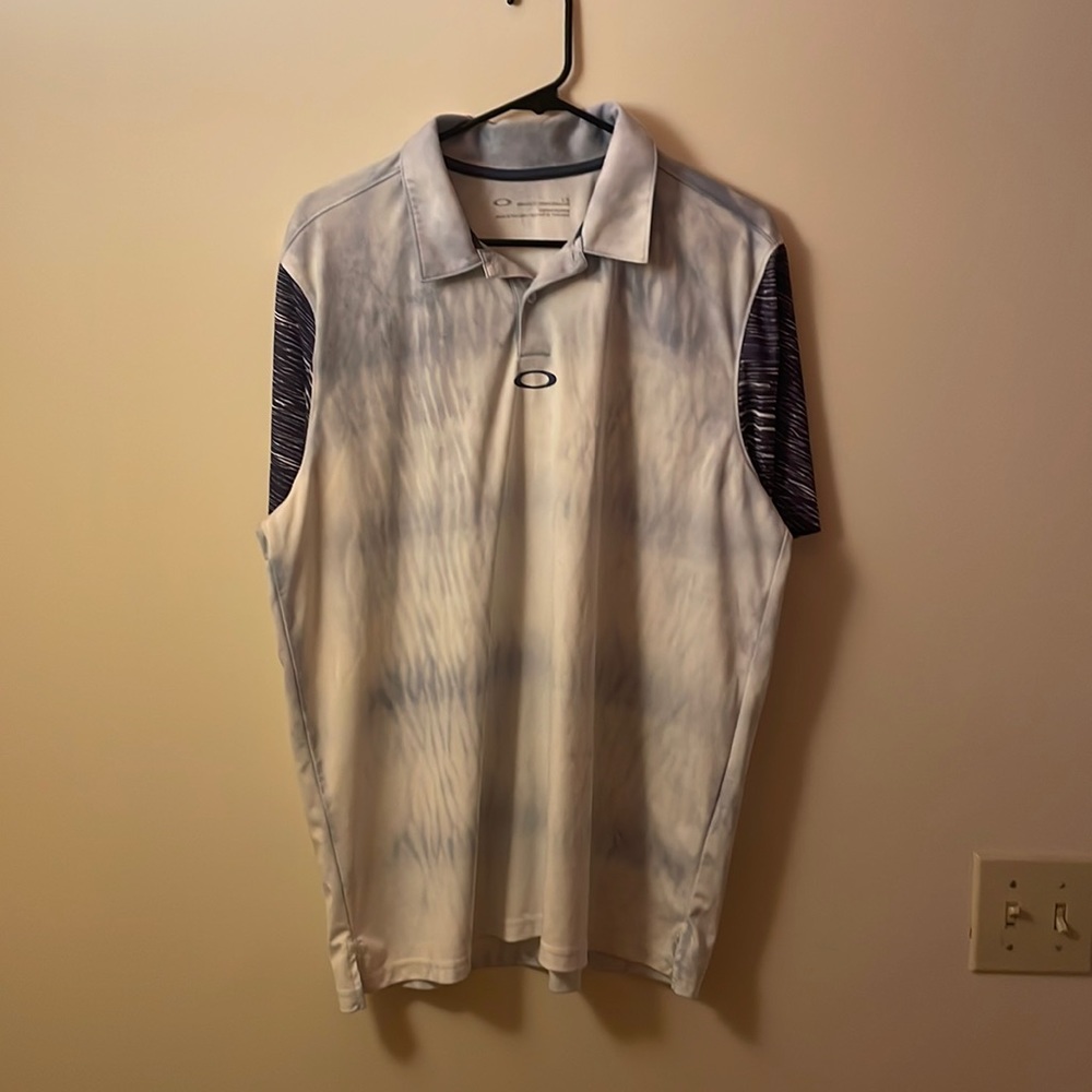 Tie Dye men’s large Oakley golf polo